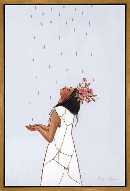 She Learned to Love The Rain Gallery Wrap