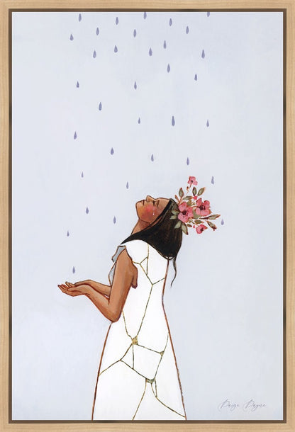 She Learned to Love The Rain Gallery Wrap