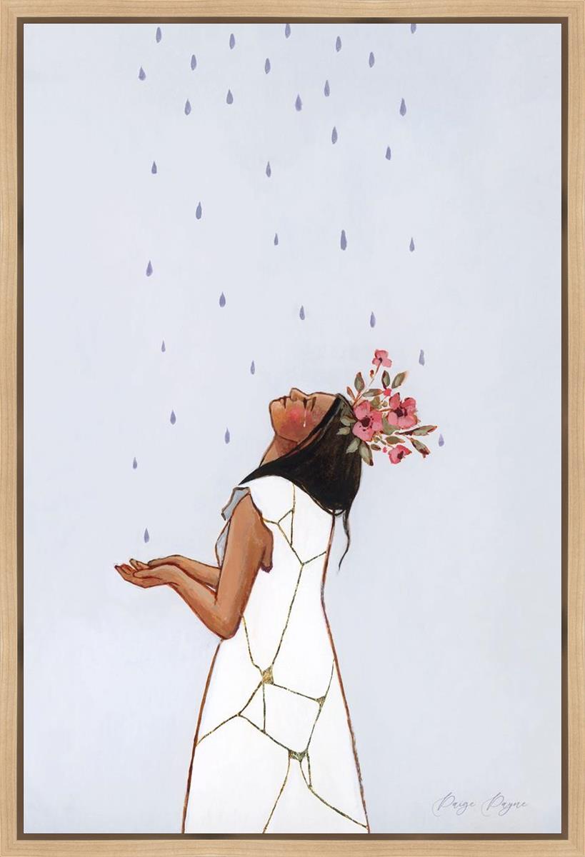 She Learned to Love The Rain Gallery Wrap