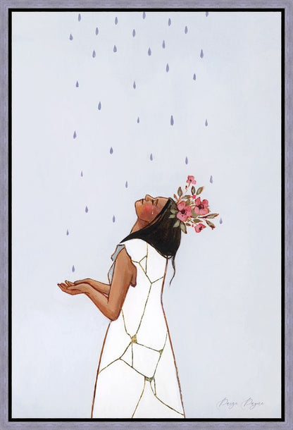 She Learned to Love The Rain Gallery Wrap