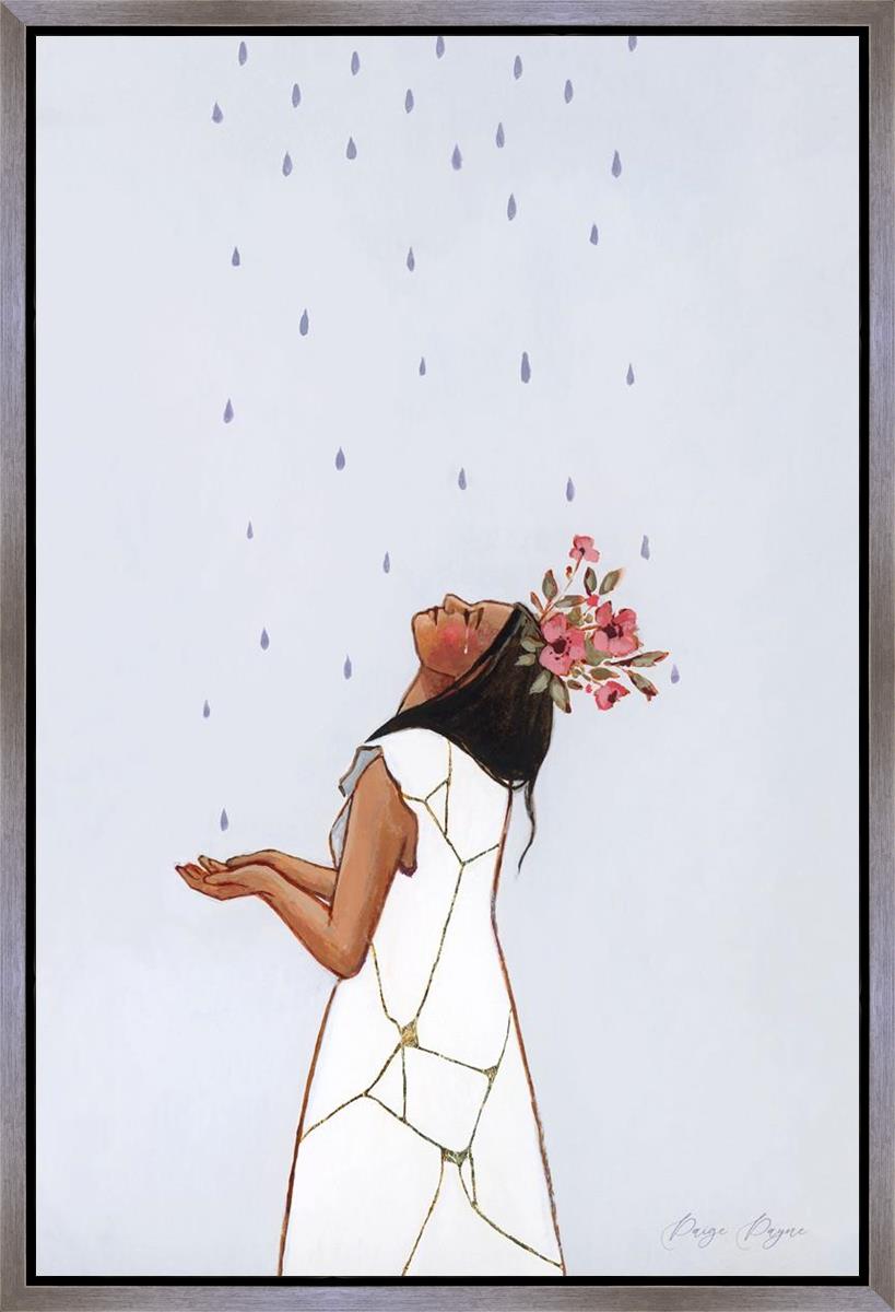 She Learned to Love The Rain Gallery Wrap