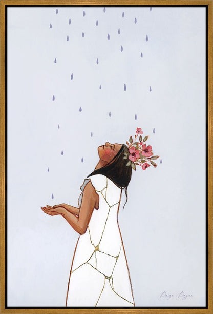 She Learned to Love The Rain Gallery Wrap