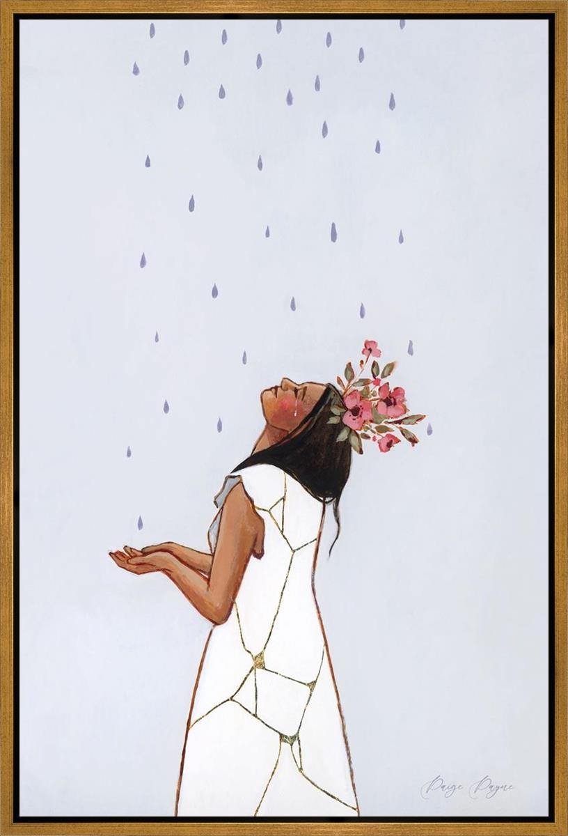 She Learned to Love The Rain Gallery Wrap