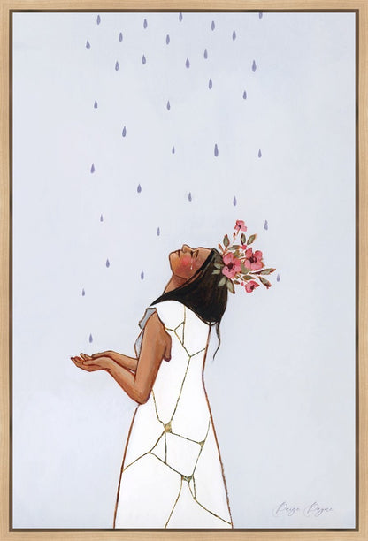 She Learned to Love The Rain Gallery Wrap