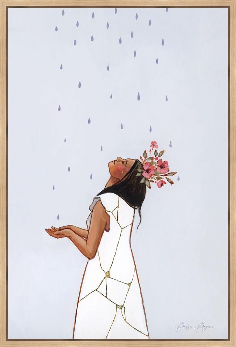 She Learned to Love The Rain Gallery Wrap
