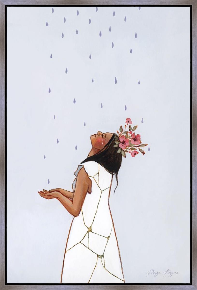 She Learned to Love The Rain Gallery Wrap