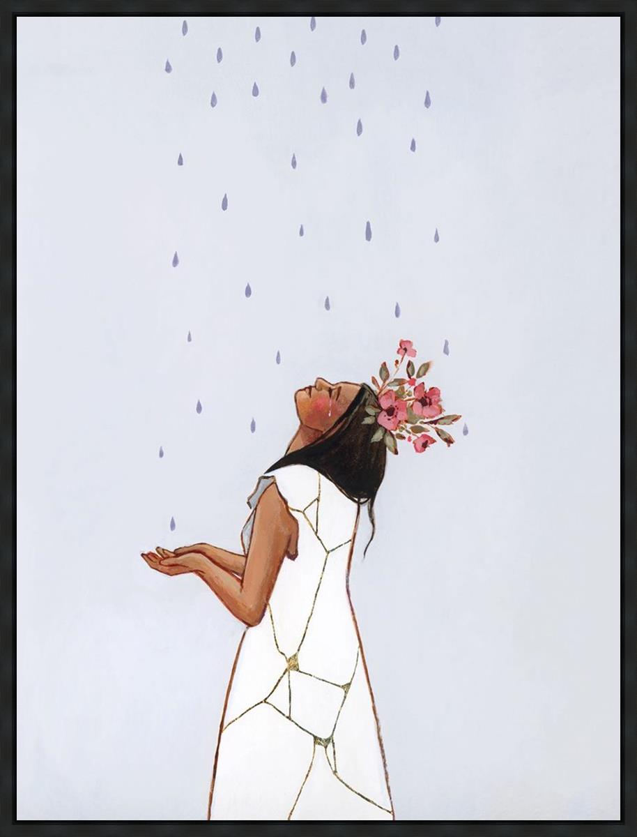 She Learned to Love The Rain Gallery Wrap