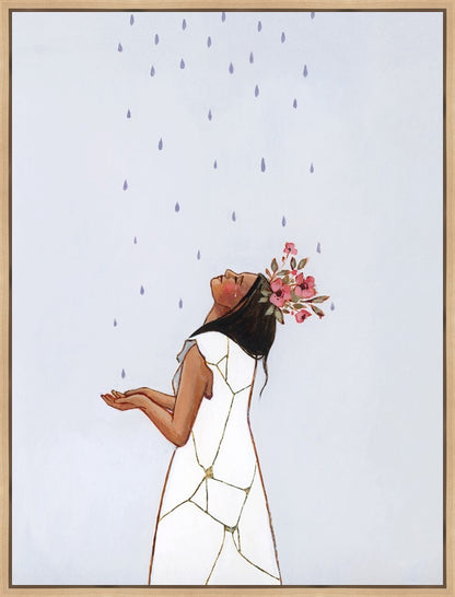 She Learned to Love The Rain Gallery Wrap