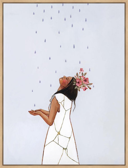 She Learned to Love The Rain Gallery Wrap