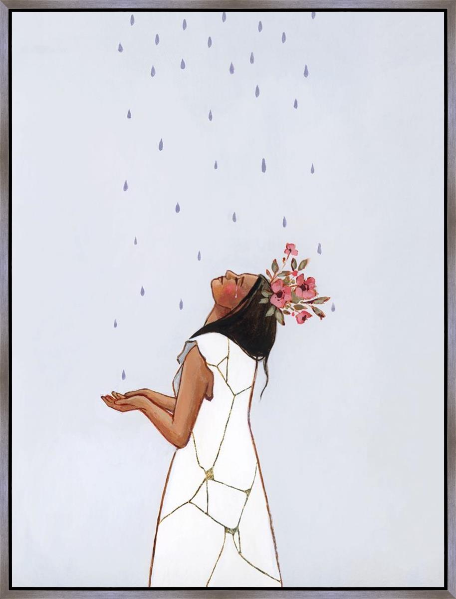 She Learned to Love The Rain Gallery Wrap