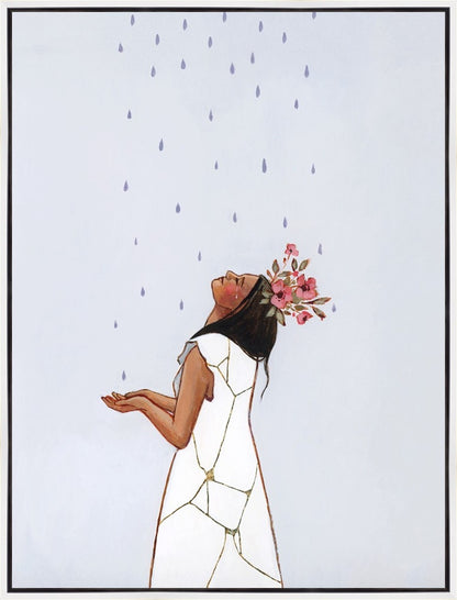 She Learned to Love The Rain Gallery Wrap