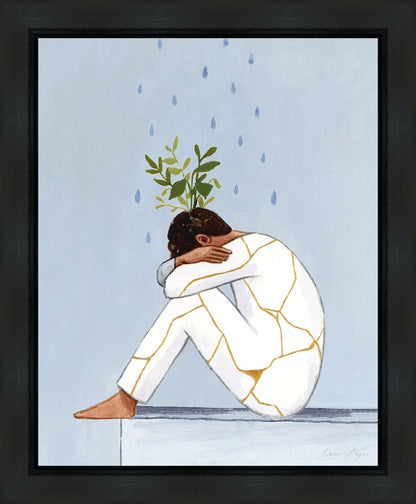 He Thought He Was Broken, But He Was Blooming (Male) Gallery Wrap