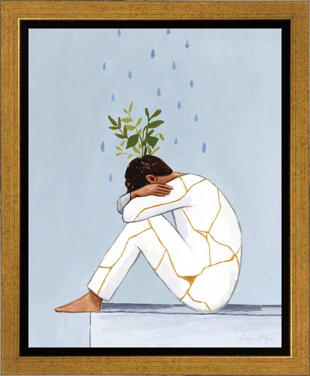 He Thought He Was Broken, But He Was Blooming (Male) Gallery Wrap