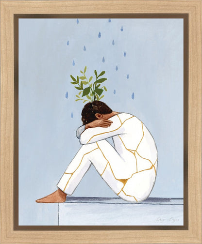 He Thought He Was Broken, But He Was Blooming (Male) Gallery Wrap