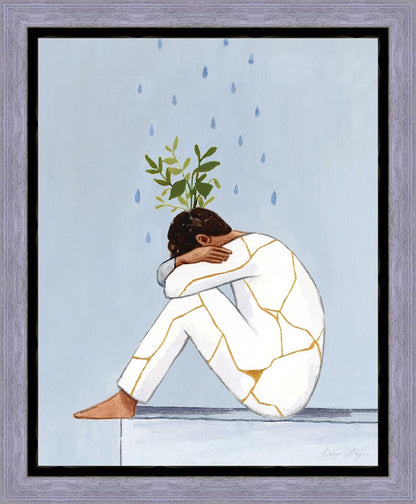 He Thought He Was Broken, But He Was Blooming (Male) Gallery Wrap