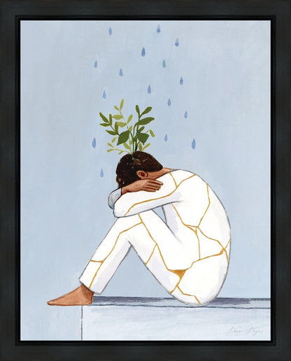 He Thought He Was Broken, But He Was Blooming (Male) Gallery Wrap