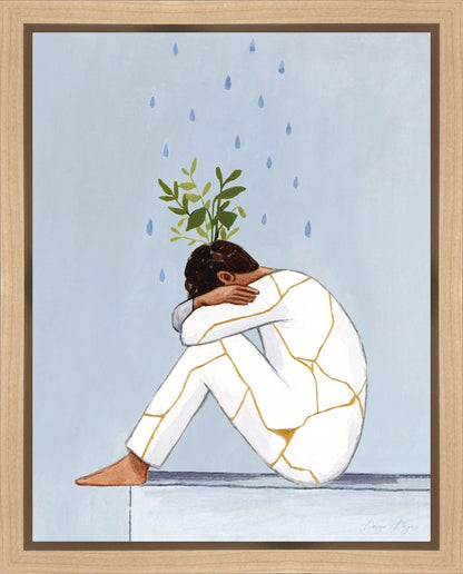 He Thought He Was Broken, But He Was Blooming (Male) Gallery Wrap