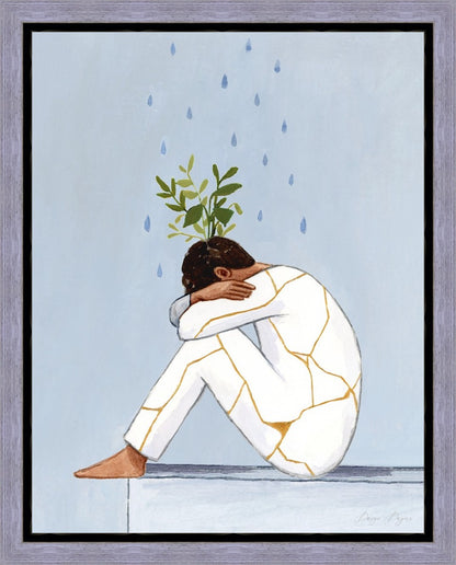 He Thought He Was Broken, But He Was Blooming (Male) Gallery Wrap