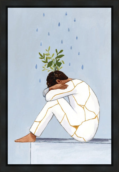 He Thought He Was Broken, But He Was Blooming (Male) Gallery Wrap