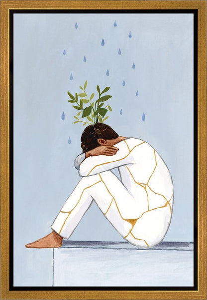 He Thought He Was Broken, But He Was Blooming (Male) Gallery Wrap