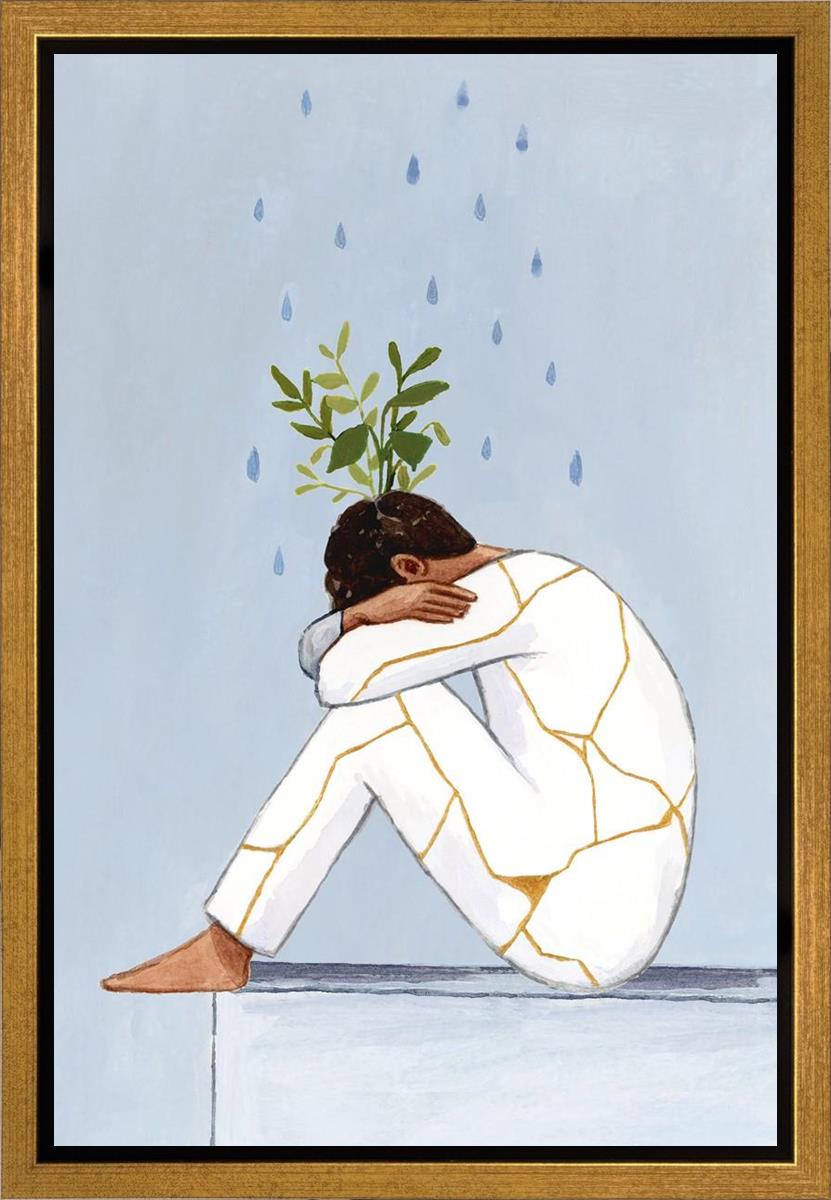 He Thought He Was Broken, But He Was Blooming (Male) Gallery Wrap