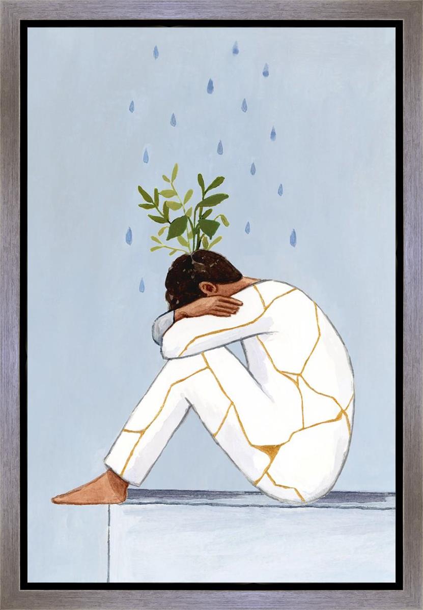 He Thought He Was Broken, But He Was Blooming (Male) Gallery Wrap