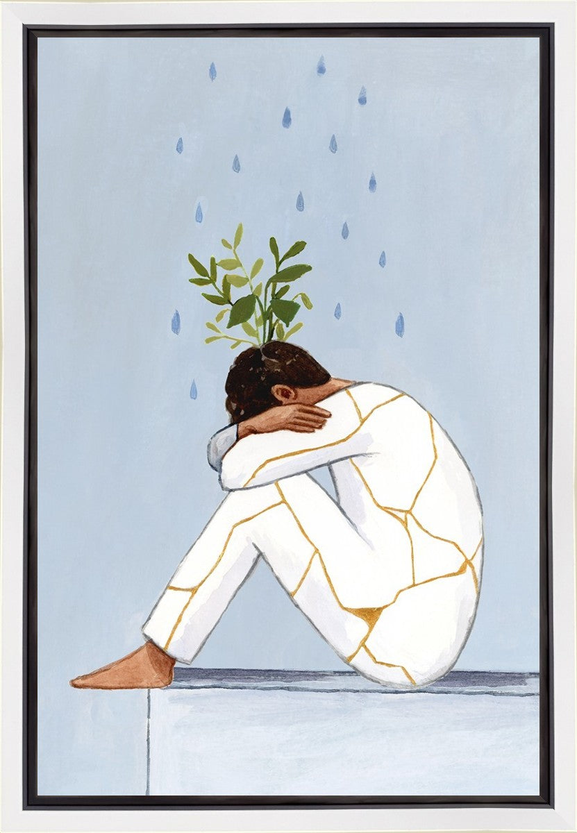 He Thought He Was Broken, But He Was Blooming (Male) Gallery Wrap