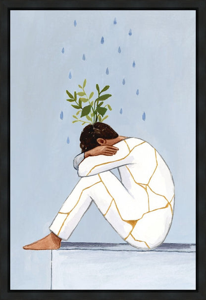 He Thought He Was Broken, But He Was Blooming (Male) Gallery Wrap