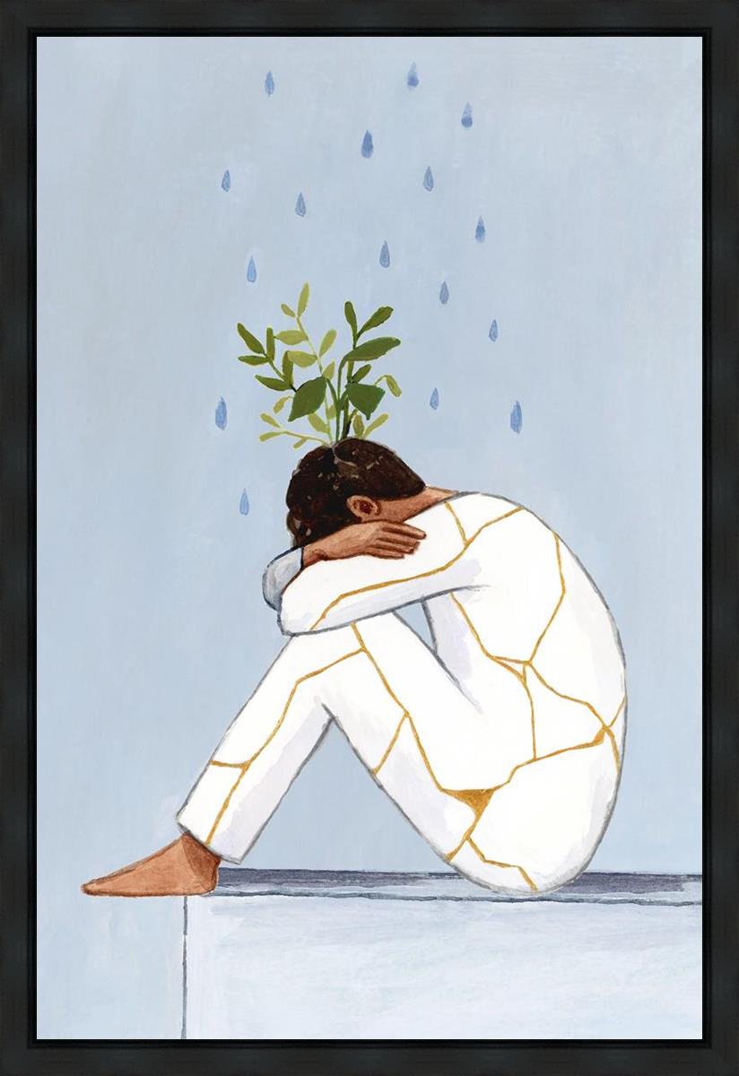 He Thought He Was Broken, But He Was Blooming (Male) Gallery Wrap
