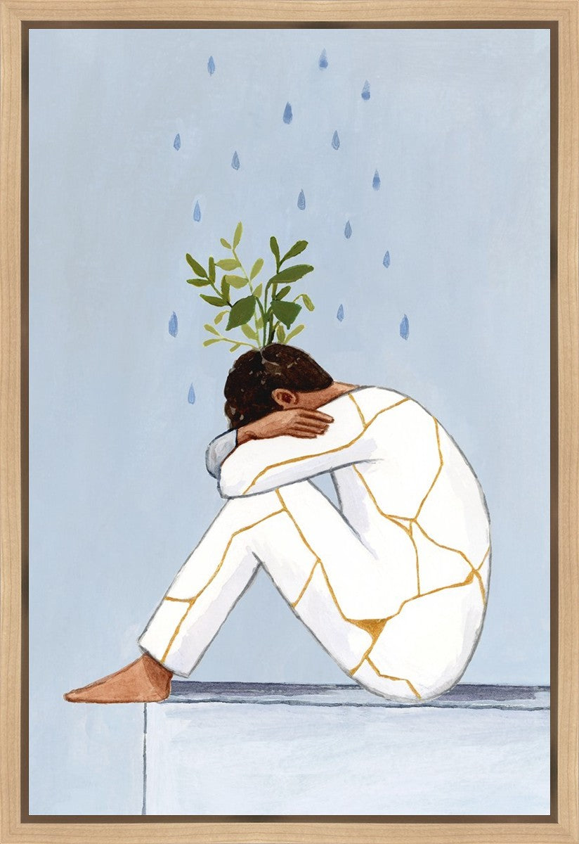 He Thought He Was Broken, But He Was Blooming (Male) Gallery Wrap