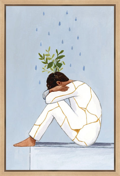 He Thought He Was Broken, But He Was Blooming (Male) Gallery Wrap