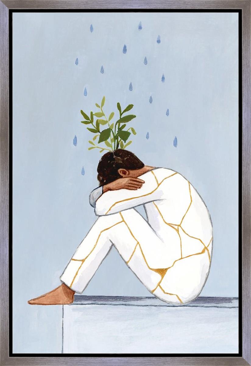 He Thought He Was Broken, But He Was Blooming (Male) Gallery Wrap