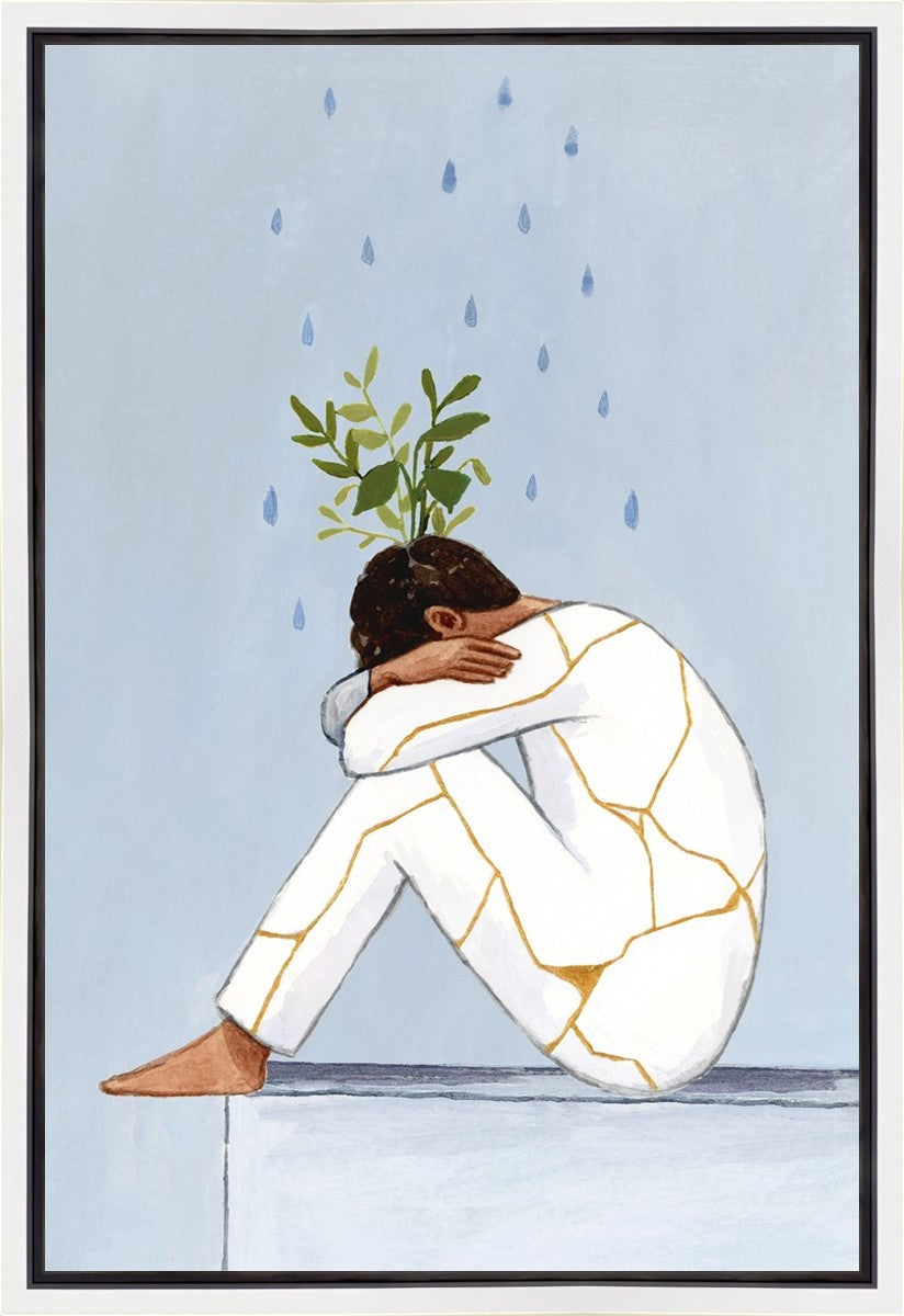 He Thought He Was Broken, But He Was Blooming (Male) Gallery Wrap