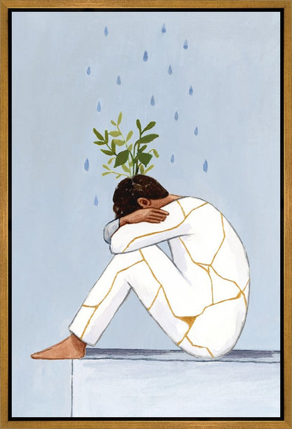 He Thought He Was Broken, But He Was Blooming (Male) Gallery Wrap