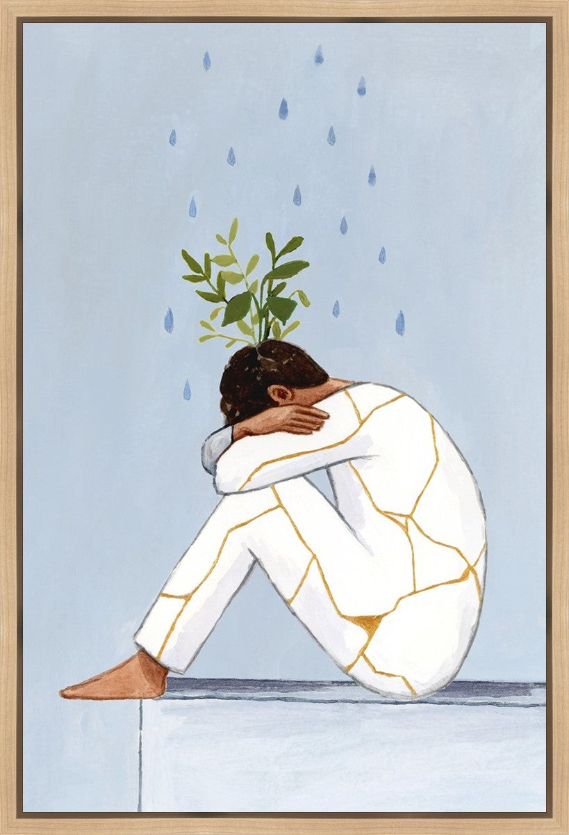 He Thought He Was Broken, But He Was Blooming (Male) Gallery Wrap