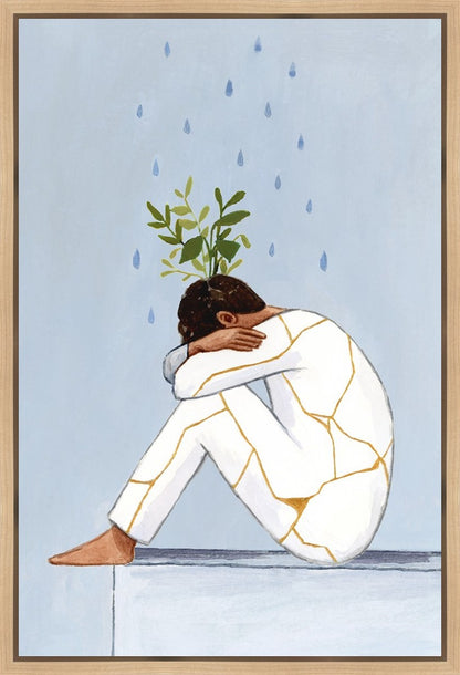 He Thought He Was Broken, But He Was Blooming (Male) Gallery Wrap