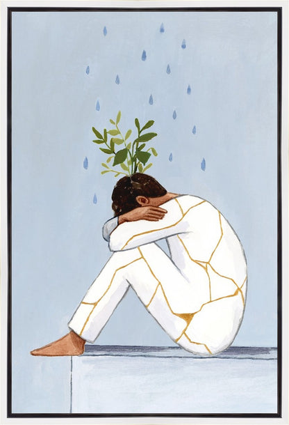 He Thought He Was Broken, But He Was Blooming (Male) Gallery Wrap