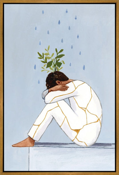 He Thought He Was Broken, But He Was Blooming (Male) Gallery Wrap