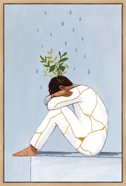 He Thought He Was Broken, But He Was Blooming (Male) Gallery Wrap