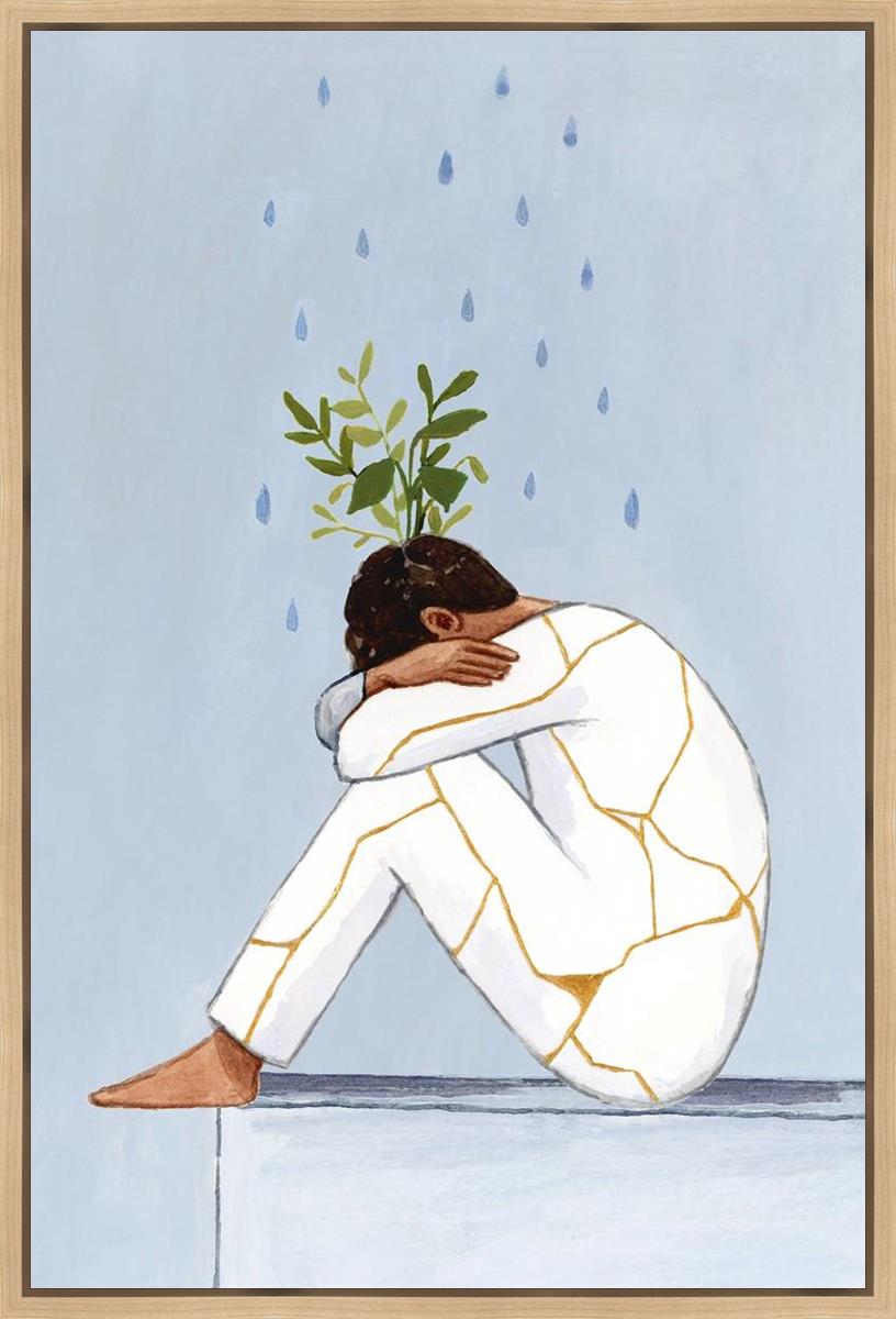 He Thought He Was Broken, But He Was Blooming (Male) Gallery Wrap
