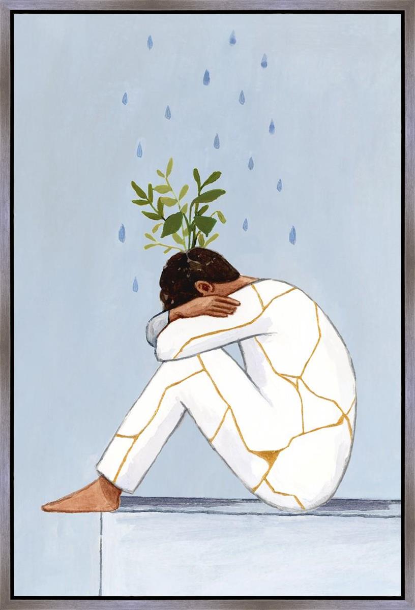 He Thought He Was Broken, But He Was Blooming (Male) Gallery Wrap