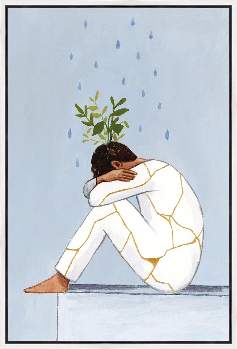 He Thought He Was Broken, But He Was Blooming (Male) Gallery Wrap