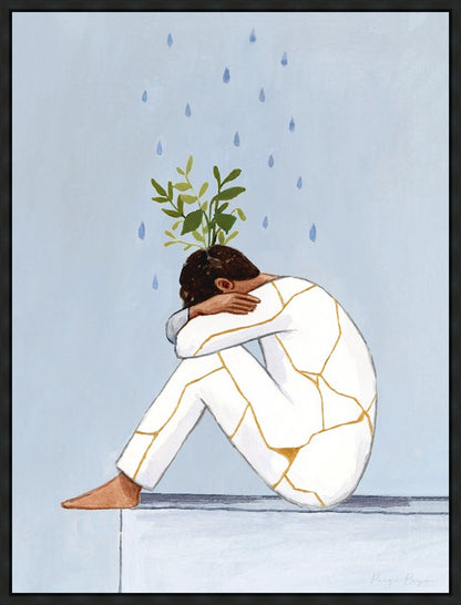 He Thought He Was Broken, But He Was Blooming (Male) Gallery Wrap