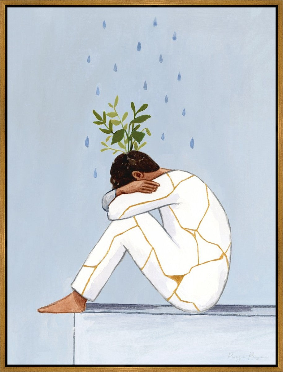 He Thought He Was Broken, But He Was Blooming (Male) Gallery Wrap