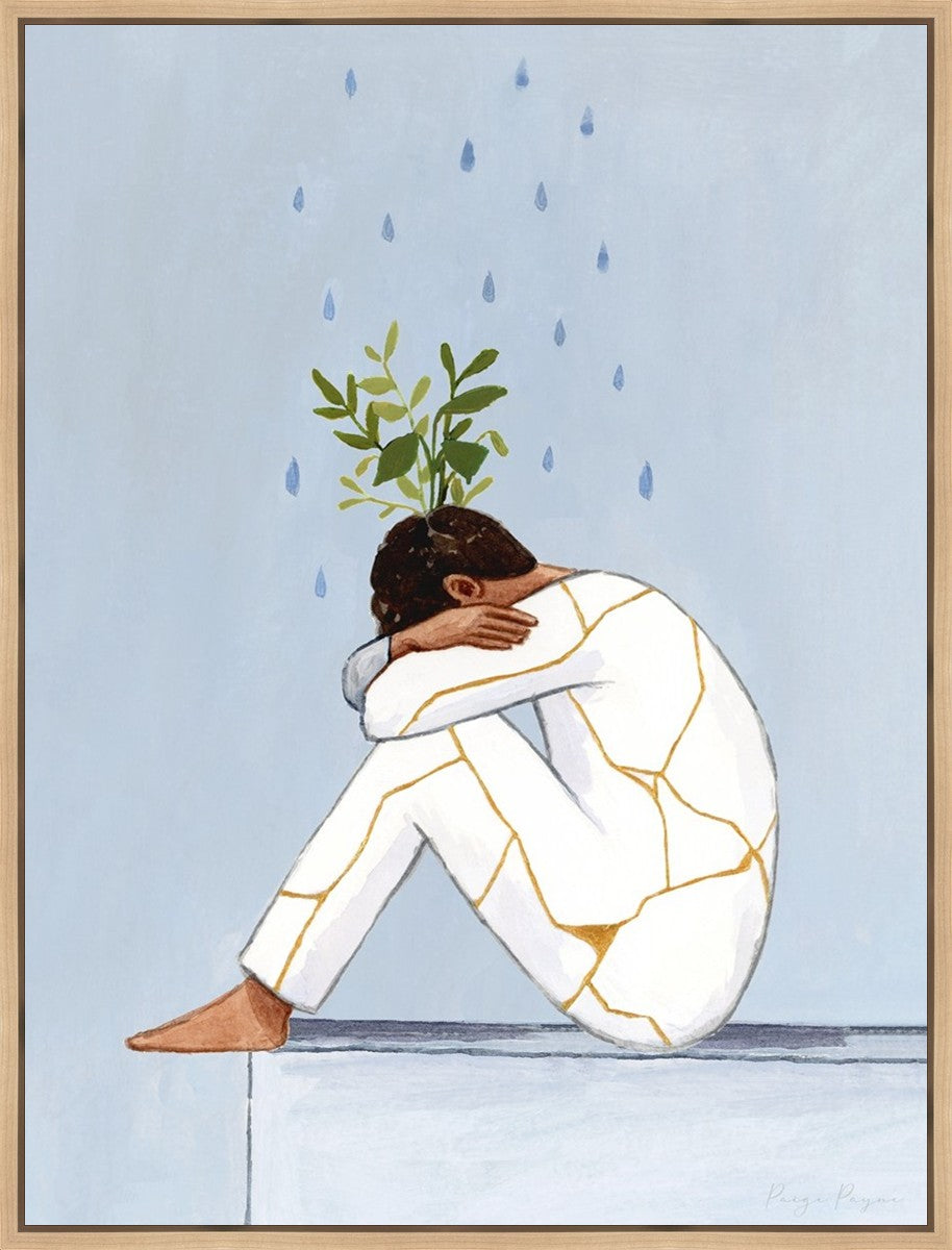 He Thought He Was Broken, But He Was Blooming (Male) Gallery Wrap