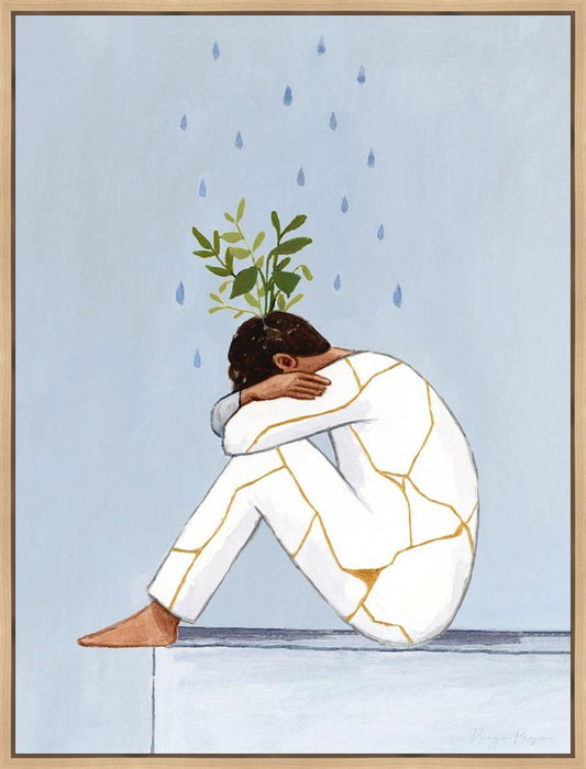 He Thought He Was Broken, But He Was Blooming (Male) Gallery Wrap