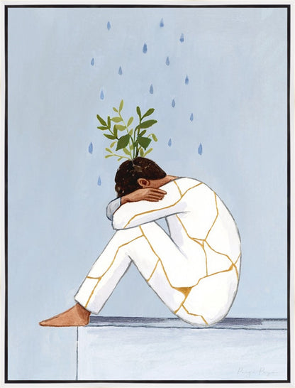 He Thought He Was Broken, But He Was Blooming (Male) Gallery Wrap