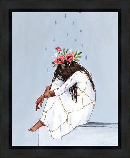 She Thought She Was Broken, But She Was Blooming (Female) Gallery Wrap