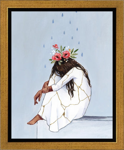 She Thought She Was Broken, But She Was Blooming (Female) Gallery Wrap