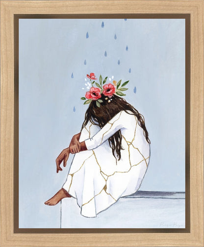 She Thought She Was Broken, But She Was Blooming (Female) Gallery Wrap